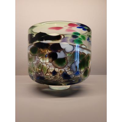 W. Heesen, Oude Horn Piet v. Klei, uniek glaskunstwerk, 810516