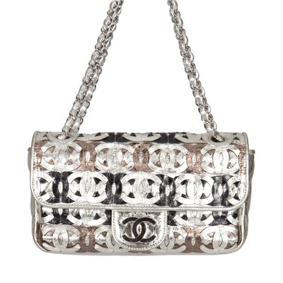 Chanel CC Cutout Metallic Flap Bag - Limited Edition
