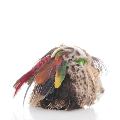 Vintage Isabel Canovas Feather Crossbody Bag