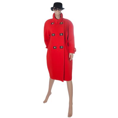 Guy Laroche Red Wool Coat