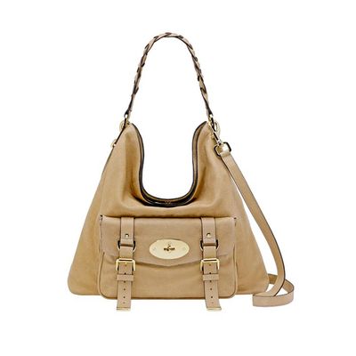 Mulberry Alexa Hobo bag in Powder Sparkle Tweed Leather