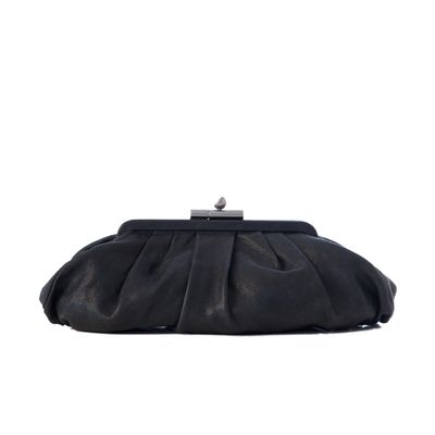 Chanel Black Caviar Leather 'Monte Carlo' Clutch