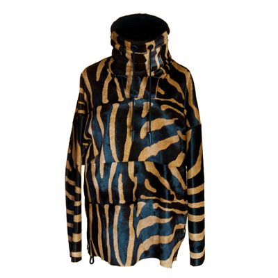 Acne Studios Tyler Animal-print Calf Hair Parka 