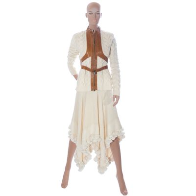 Alexander McQueen Scanner Skirt Suit