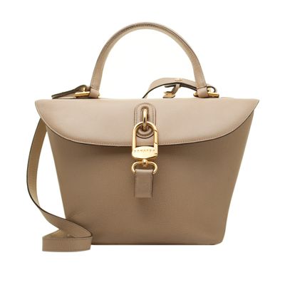 Delvaux Tan Leather Shoulder Bag