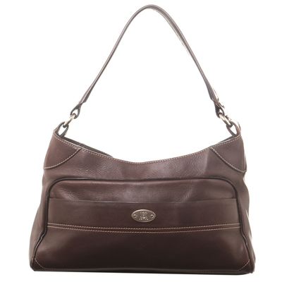 Céline Brown Leather Shoulder Bag