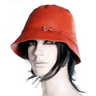 Prada Leather Bucket Hat
