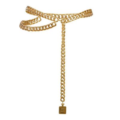 Chanel Perfume Bottle Charm Necklace/Belt