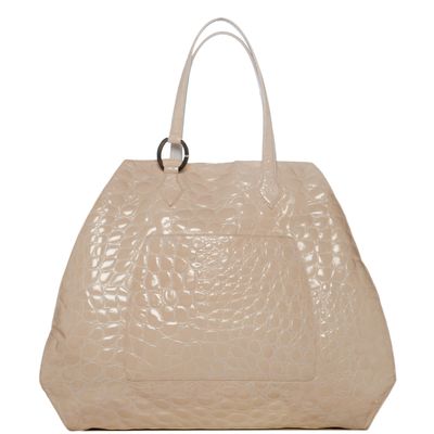 Christian Dior Vintage Croc Embossed Tote Bag XXL