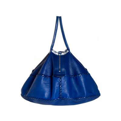 Bottega Veneta Cobalt Leather Shoulder Bag