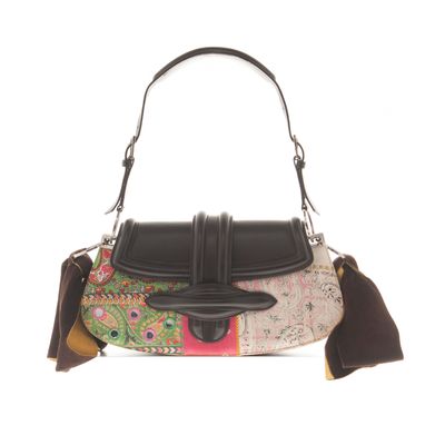 Christian Dior Brown / Multicolor Shoulder Bag - Limited Edition