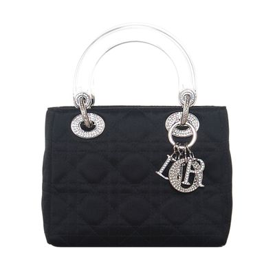 Christian Dior Mini Satin 'Lady Dior' Bag