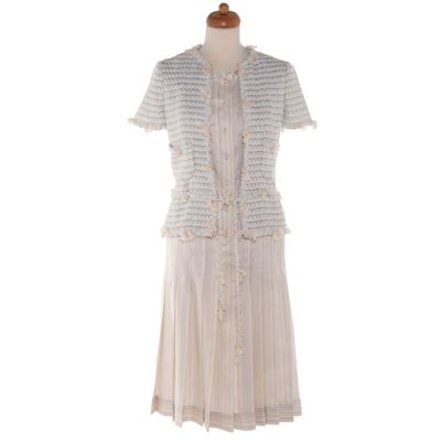 Chanel Silk Tweed Jacket Style Dress 05C