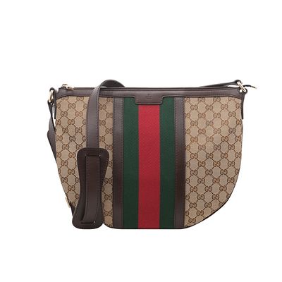 Gucci Vintage Web GG Canvas Crossbody Bag