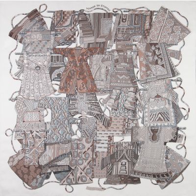 Hermès Carré 'Voyage En Etoffes'