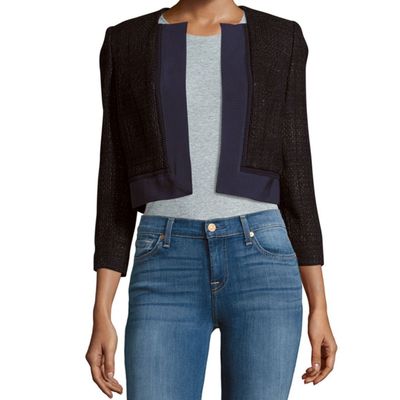Carolina Herrera Open Front Cropped Jacket