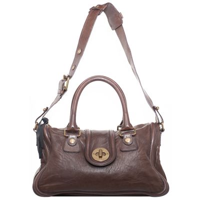 Chloé Brown Leather Ava Tote Bag