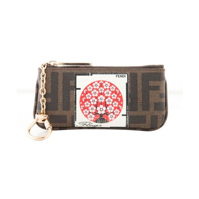 Fendi Zucca Flags Key and Change Holder - Limited Edition