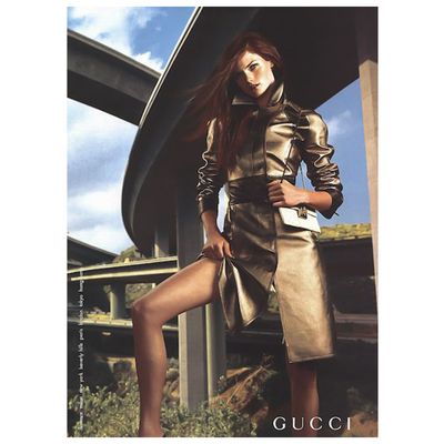 Fall 2000 Tom Ford for Gucci Runway Leather Coat