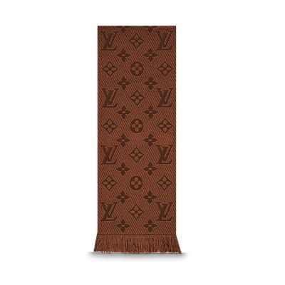 Louis Vuitton Bruine Logomania Sjaal