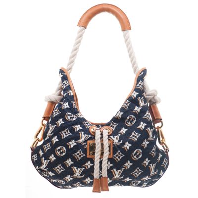 Louis Vuitton Navy Monogram Bulles MM Bag - Limited Edition
