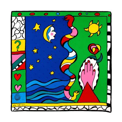Niki De Saint Phalle Silk Scarf