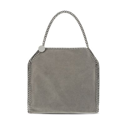 Stella McCartney Light Grey 'Falabella' Shaggy Deer Small Tote
