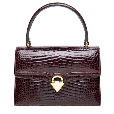 Vintage Gucci Crocodile Top Handle Bag