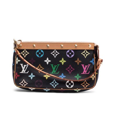 Louis Vuitton Black Multicolore Pochette