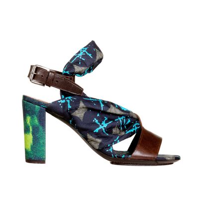 SS 2008 Dries Van Noten Runway Ankle Strap Sandals