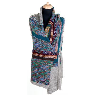 FW 2008 Dries Van Noten Runway Knit Wrap Vest