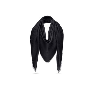 Louis Vuiton Black Monogram Shawl