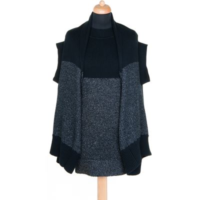 Issey Miyake Vintage Cotton Knit Dress w Sweater