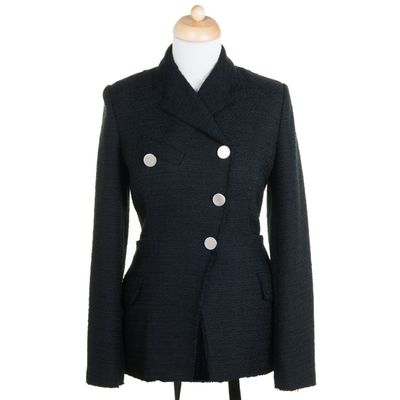 Proenza Schouler Asymmetrical Cotton Tweed Blazer