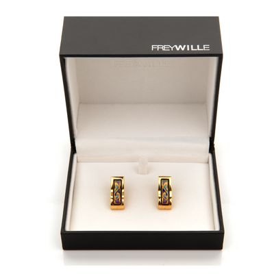 Freywille Curved Wave Earrings