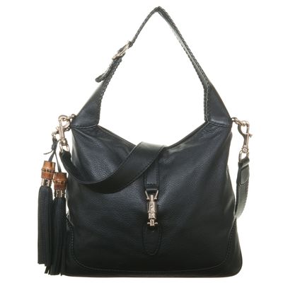 Gucci 'New Jackie' Black Leather Shoulder Bag