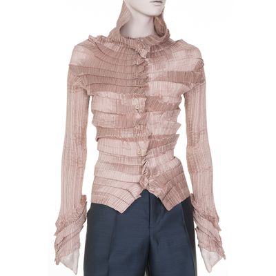 90' Issey Miyake Vintage Accordion Pleated Top