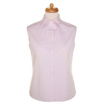 Christian Dior Pink Cotton Sleeveless Top