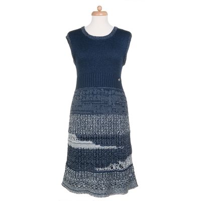 Chanel Sleeveless Knit Dress 12P