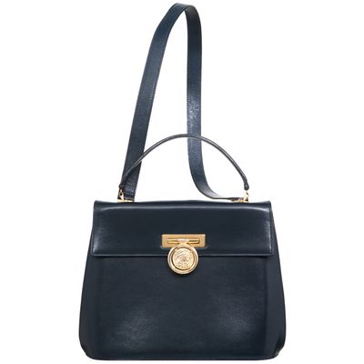 Vintage Celine Navy Blue 2Way Bag