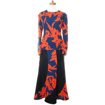 FW 2014 Dries Van Noten Runway Skirt Suit