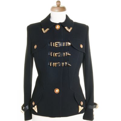 AW 1992 Versace Runway Jacket | Bondage Collection