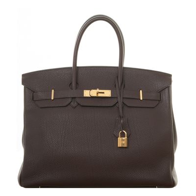 Hermès Birkin 35 Chocolat Togo GHW, 2009 M Square