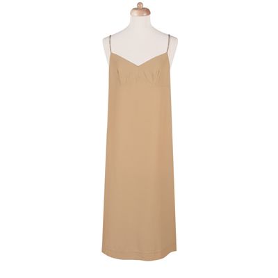 Dries van Noten Sand Colored Sleeveless Dress