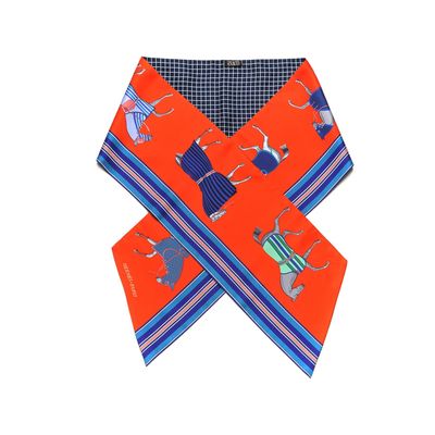 Hermès Maxi-Twilly Cut 'Couvertures Et Tenues De Jour'