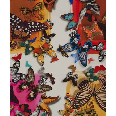 Christian Lacroix Color Party Butterfly Scarf