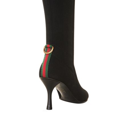 Gucci Signature Heel Stretch Boots
