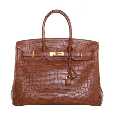 Hermès Marron d'Inde Matte Mississippiensis Alligator Birkin 35 GHW