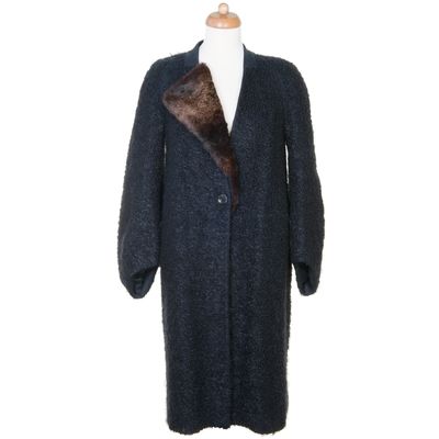 Dries van Noten Black Wool Coat