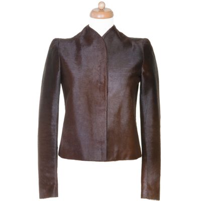 Alexander McQueen 1997 Brown Luxurious Cowhide Jacket